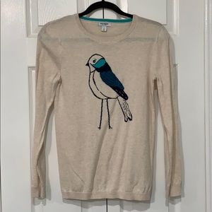 Old Navy Tan Bird Sweater